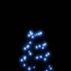 Коледна елха на флагщок, синя, 1400 LED, 500 см
