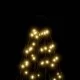 Коледна елха на флагщок, топло бяло, 3000 LED, 800 см