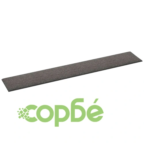 Стенни панели, 12 бр, тъмносиви, 90x15 см, плат, 1,62 м² ➤ топ цена ➤ sorbe.bg