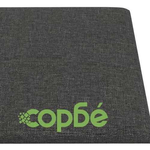 Стенни панели, 12 бр, тъмносиви, 90x15 см, плат, 1,62 м² ➤ топ цена ➤ sorbe.bg