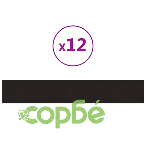 Стенни панели, 12 бр, черни, 90x15 см, кадифе, 1,62 м² ➤ топ цена ➤ sorbe.bg