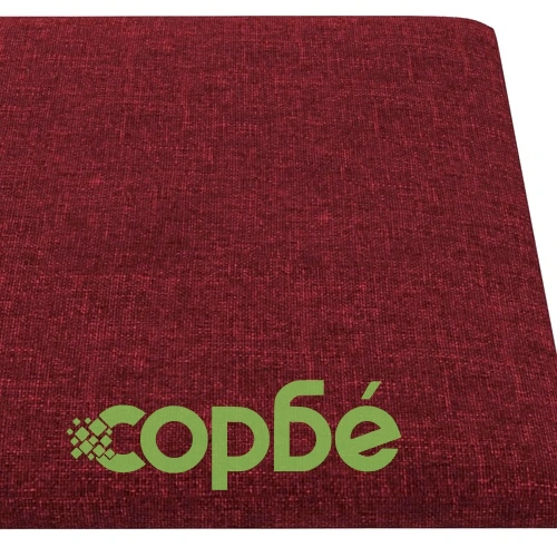 Стенни панели, 12 бр, виненочервени, 90x30 см, плат, 3,24 м² ➤ топ цена ➤ sorbe.bg