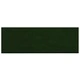 Стенни панели, 12 бр, тъмнозелени, 90x30 см, кадифе, 3,24 м²