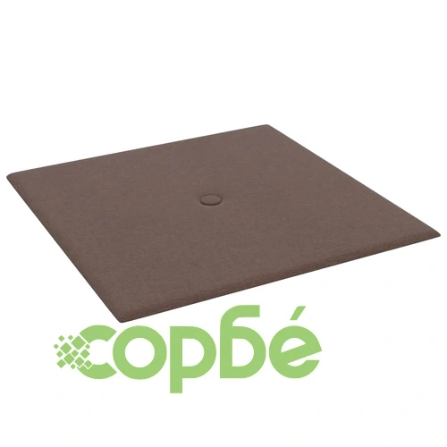 Стенни панели, 12 бр, кафяви, 30x30 см, плат, 1,08 кв.м. ➤ топ цена ➤ sorbe.bg