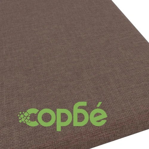 Стенни панели, 12 бр, кафяви, 30x30 см, плат, 1,08 кв.м. ➤ топ цена ➤ sorbe.bg