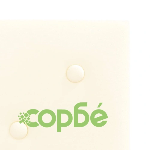 Стенни панели 12 бр кремави 30x30 см изкуствена кожа 1,08 м² ➤ топ цена ➤ sorbe.bg