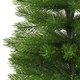 Изкуствена тънка коледна елха със стойка, 210 см, PE