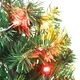 Коледни елхи за пътеки 6 бр с многоцветни LED 45 см PVC