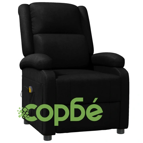 Масажен стол, черен, изкуствена кожа ➤ топ цена ➤ sorbe.bg