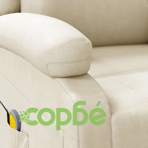 Масажен стол, кремав, изкуствена кожа ➤ топ цена ➤ sorbe.bg