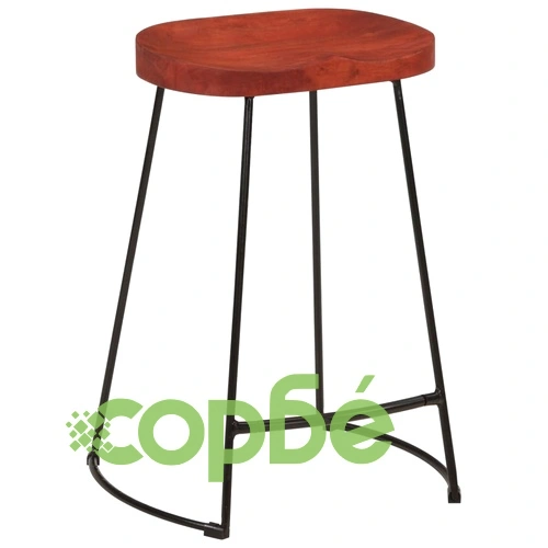 Gavin бар табуретки, 2 бр, 45x40x63 см, манго масив ➤ топ цена ➤ sorbe.bg