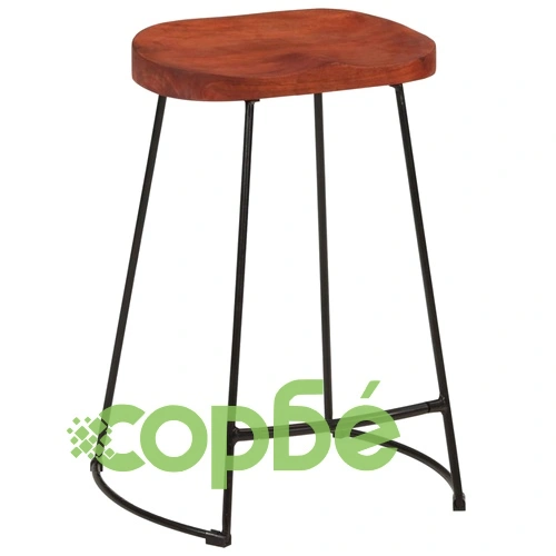 Gavin бар табуретки, 2 бр, 45x40x63 см, манго масив ➤ топ цена ➤ sorbe.bg