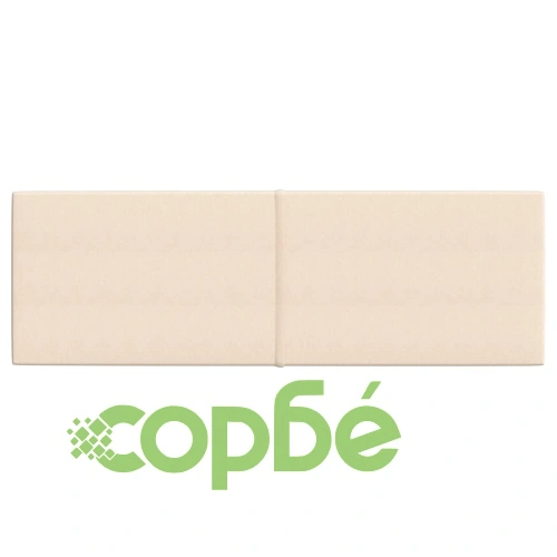 Стенни панели, 12 бр, кремави, 90x30 см, плат, 3,24 кв.м. ➤ топ цена ➤ sorbe.bg