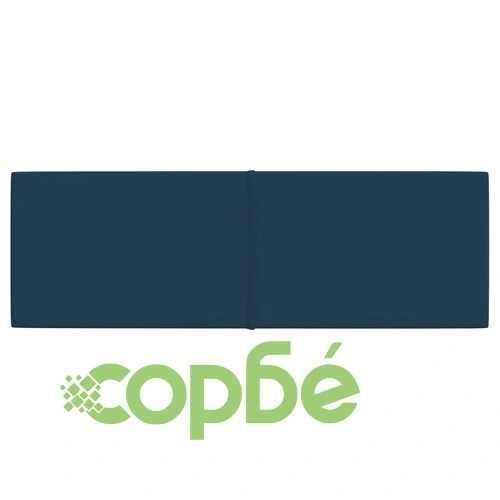 Стенни панели, 12 бр, сини, 90x30 см, кадифе, 3,24 м² ➤ топ цена ➤ sorbe.bg