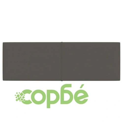 Стенни панели, 12 бр, Тъмносив, 90x30 см, кадифе, 3,24 кв.м. ➤ топ цена ➤ sorbe.bg