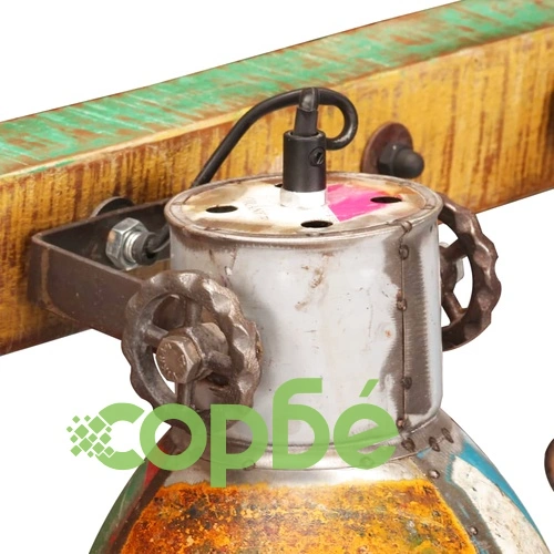 Индустриална лампа за стена, многоцветна, 65x25 см, E27 ➤ топ цена ➤ sorbe.bg