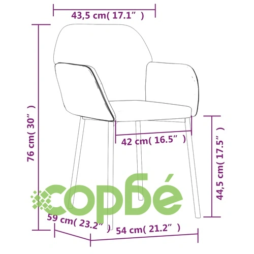 Трапезни столове, 2 бр, кремави, кадифе ➤ топ цена ➤ sorbe.bg