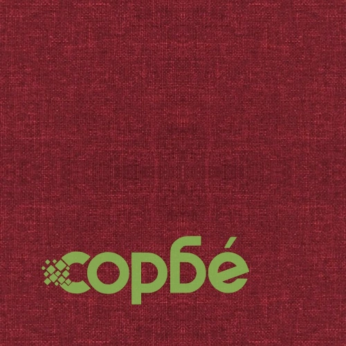 Въртящ се офис стол, виненочервен, текстил ➤ топ цена ➤ sorbe.bg