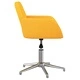 Въртящ се офис стол, светложълт, текстил