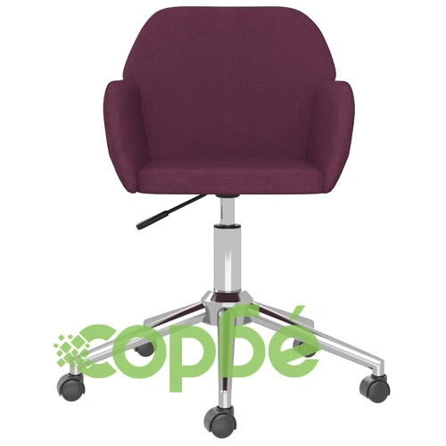 Въртящ се офис стол, лилав, текстил ➤ топ цена ➤ sorbe.bg