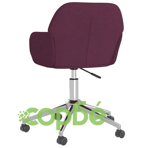 Въртящ се офис стол, лилав, текстил ➤ топ цена ➤ sorbe.bg