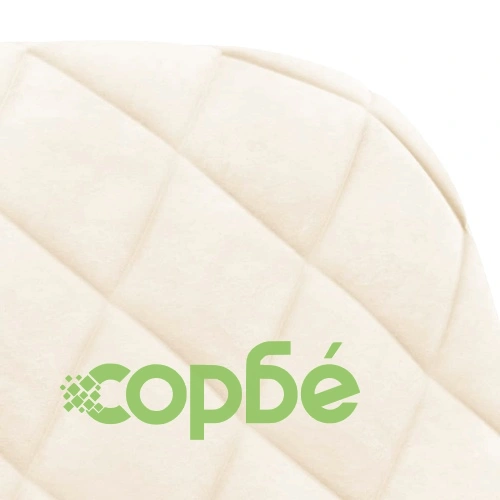 Трапезни столове, 2 бр, кремави, кадифе ➤ топ цена ➤ sorbe.bg