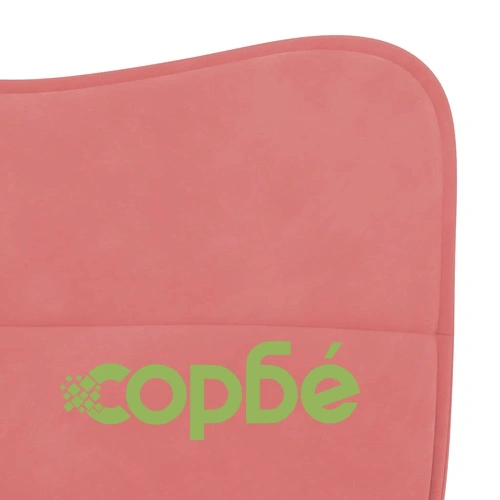 Трапезни столове, 2 бр, розови, кадифе ➤ топ цена ➤ sorbe.bg