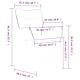 Трапезни столове, 2 бр, черни, кадифе