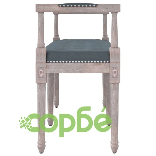 Пейка, тъмносива, 110x40x70 см, кадифе ➤ топ цена ➤ sorbe.bg