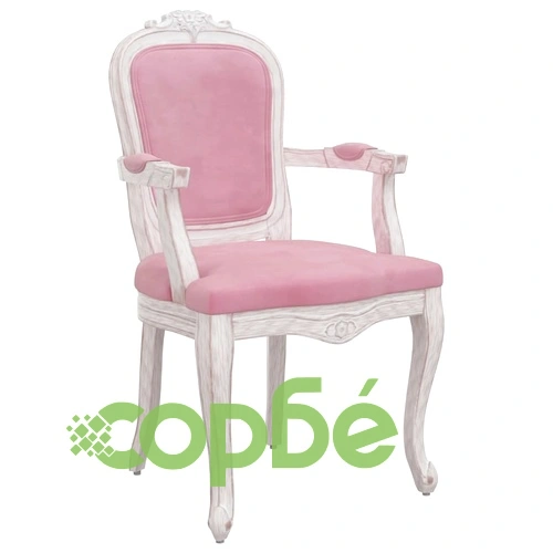 Трапезен стол, розов, 62x59,5x100,5 см, кадифе ➤ топ цена ➤ sorbe.bg