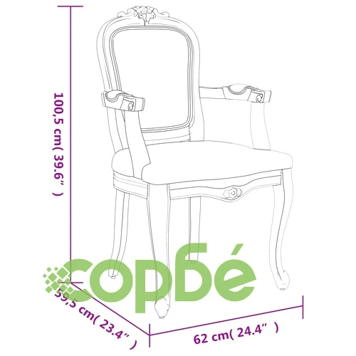 Трапезни столове, 2 бр, черни, 62x59,5x100,5 см, кадифе ➤ топ цена ➤ sorbe.bg