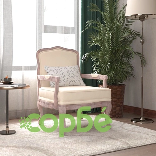 Кресло, 64x64x90 см, лен ➤ топ цена ➤ sorbe.bg