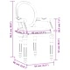 Трапезен стол черен 54x56x96,5 см кадифе