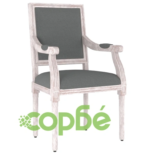 Фотьойл, тъмносив, 54x59x99 см, текстил ➤ топ цена ➤ sorbe.bg