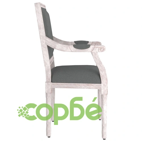 Фотьойл, тъмносив, 54x59x99 см, текстил ➤ топ цена ➤ sorbe.bg