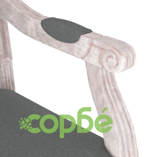 Фотьойл, тъмносив, 54x59x99 см, текстил ➤ топ цена ➤ sorbe.bg