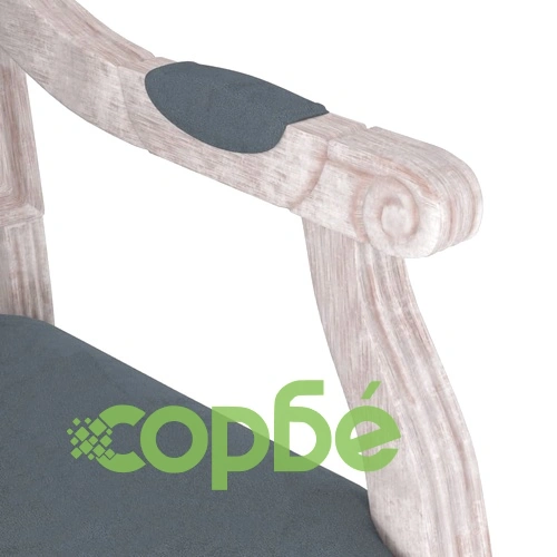 Фотьойл, тъмносив, 54x59x99 см, кадифе ➤ топ цена ➤ sorbe.bg