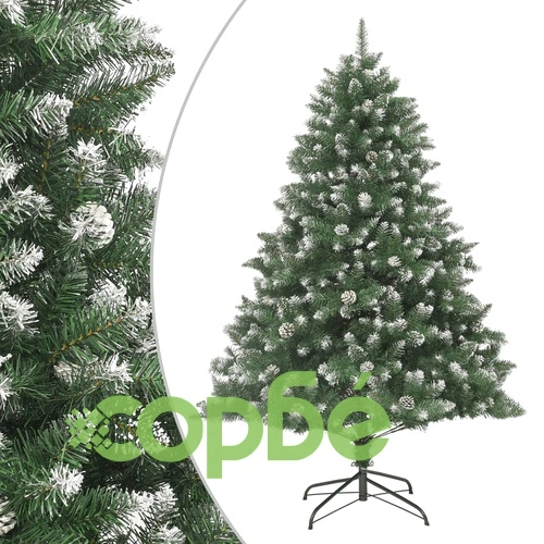 Изкуствена коледна елха със стойка, 210 см, PVC ➤ топ цена ➤ sorbe.bg