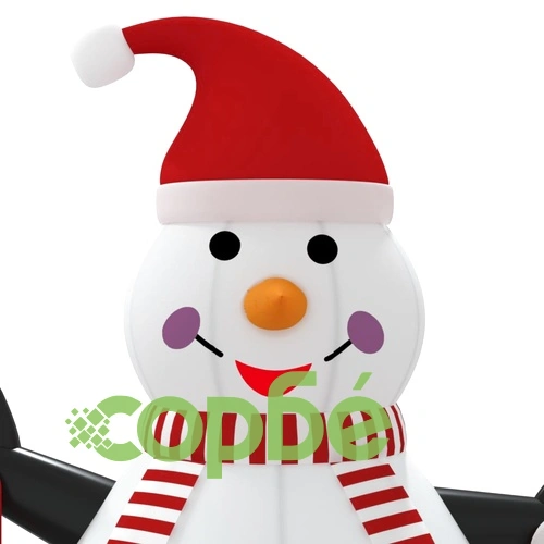 Надуваем снежен човек с LED, 460 см ➤ топ цена ➤ sorbe.bg