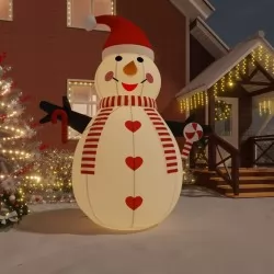 Надуваем снежен човек с LED, 460 см