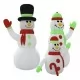 Семейство надуваеми снежни човеци с LED, 360 см