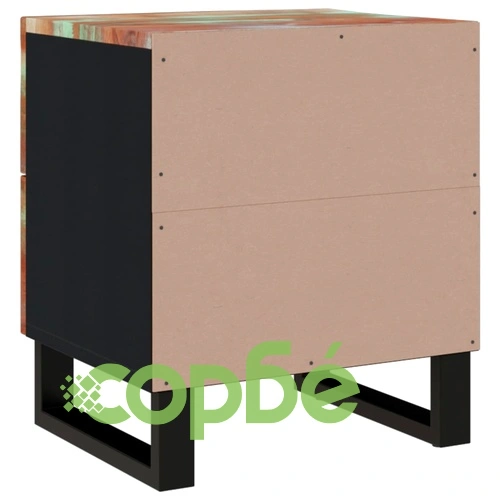 Нощно шкафче 40x33x46 см регенерирано дърво масив ➤ топ цена ➤ sorbe.bg