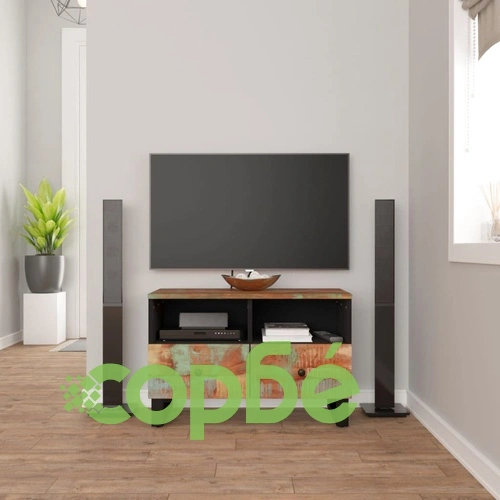 ТВ шкаф, 70x33x46 см, масивно регенерирано дърво ➤ топ цена ➤ sorbe.bg