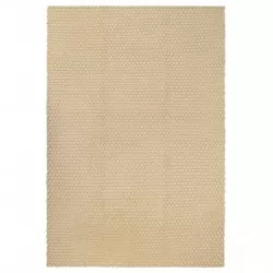 Килим, правоъгълен, естествен, 180x250 см, памук