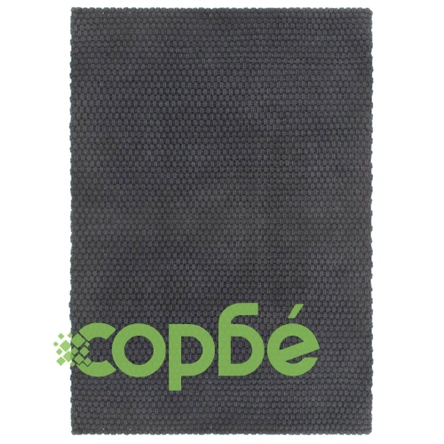 Килим правоъгълен антрацит 120x180 см памук ➤ топ цена ➤ sorbe.bg