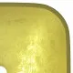 Стъклена мивка 42x42x14 см злато