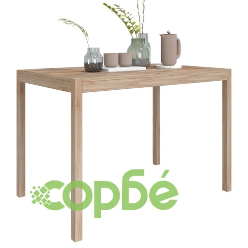 Трапезна маса, 110x70x75 см, акациево дърво масив ➤ топ цена ➤ sorbe.bg