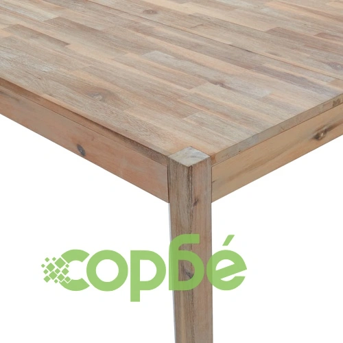 Трапезна маса, 110x70x75 см, акациево дърво масив ➤ топ цена ➤ sorbe.bg