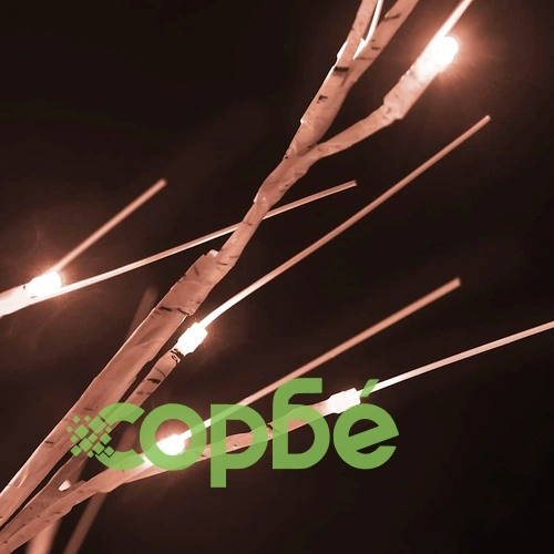 LED дърво бяла бреза топло бяло 72 светодиода 150 см ➤ топ цена ➤ sorbe.bg