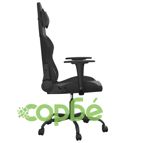 Масажен гейминг стол, черен, изкуствена кожа ➤ топ цена ➤ sorbe.bg